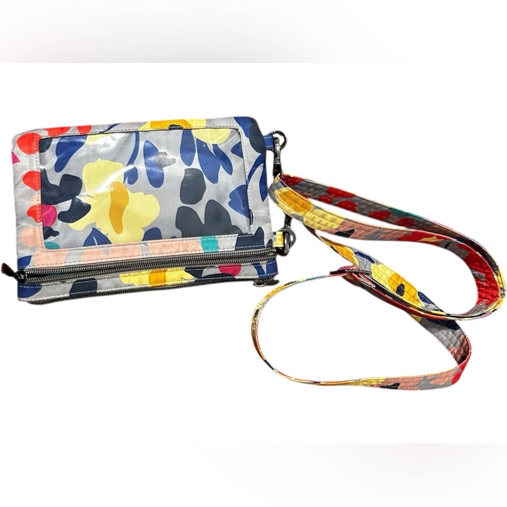 lug multicolor wildflower design crossbody bag